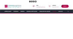 Desktop Screenshot of cenyeliztli.org